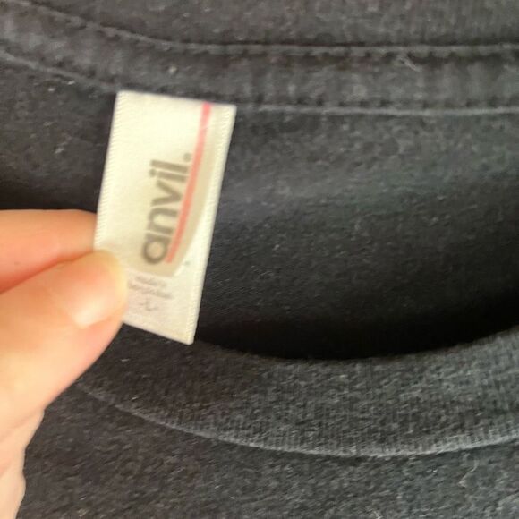 Jimi Hendrix Graphic T-Shirt Tee Anvil Brand Size Large - Picture 3 of 5